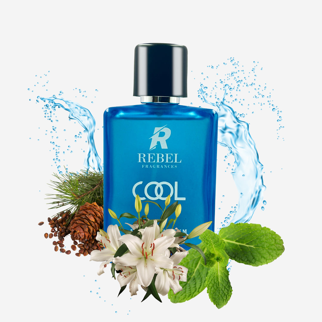 COOL AQUA 100ml For MEN | Sea water, Mint, Cedar, White musk.