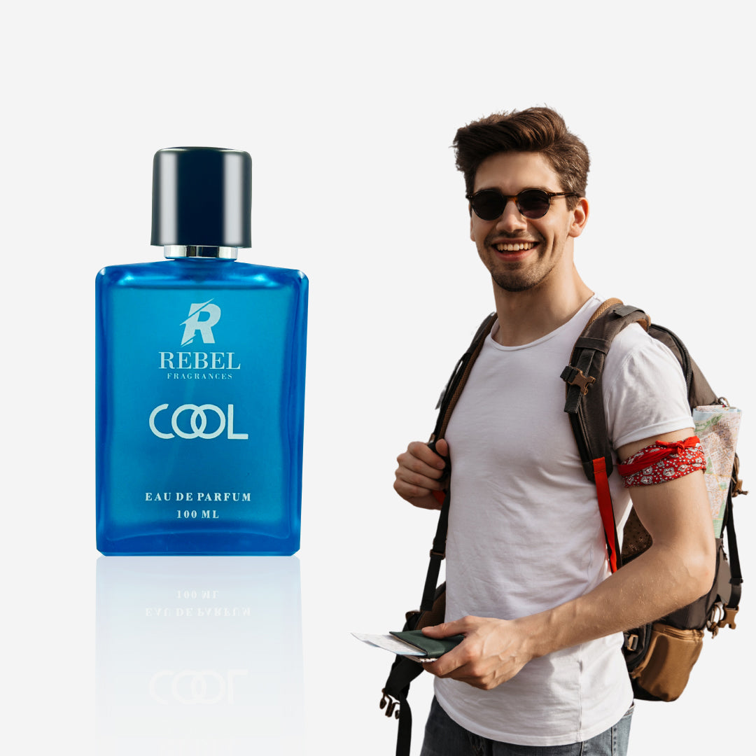 COOL AQUA 100ml For MEN | Sea water, Mint, Cedar, White musk.