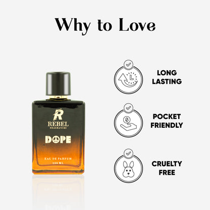 DOPE 100ml For ALL | Tobacco, Rose, Amber, Oud.