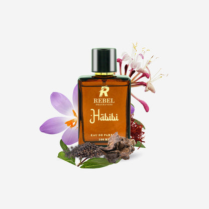 HABIBI 100ml For ALL | Oud, Honeysuckle, Saffron, Pepper