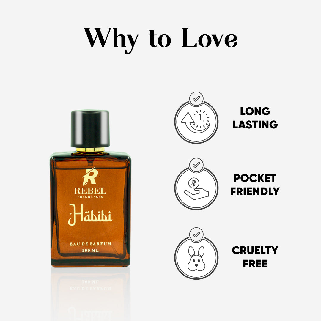 HABIBI 100ml For ALL | Oud, Honeysuckle, Saffron, Pepper