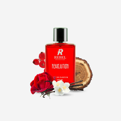 REVOLUTION 100ml For ALL | Red Berries, Rose, Wood, Vanilla.